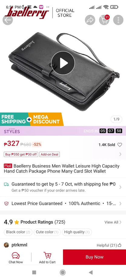 (WYWQZG)?Shipping Jakarta?Men's Casual Wallet Korean Simple Business Wallet