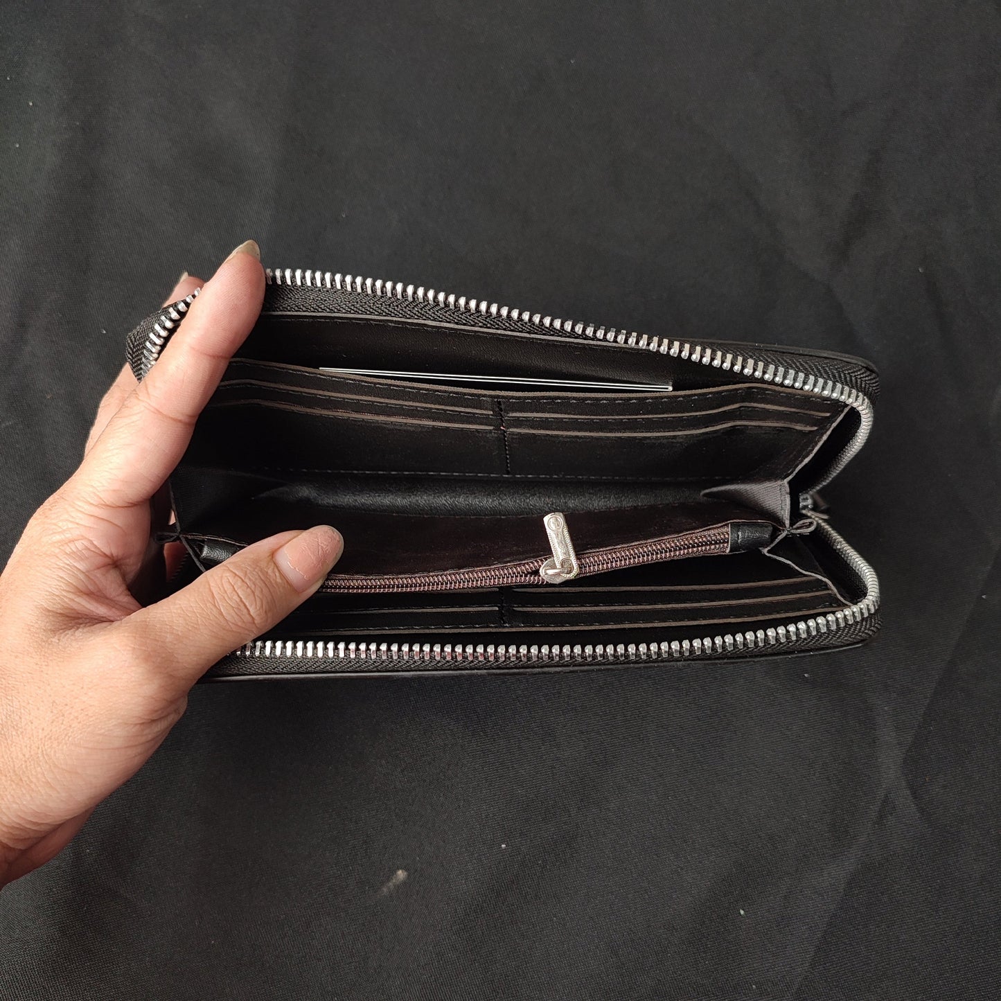 (LPRXPW)High Quality Men's Wallet Long Section of Imported Leather