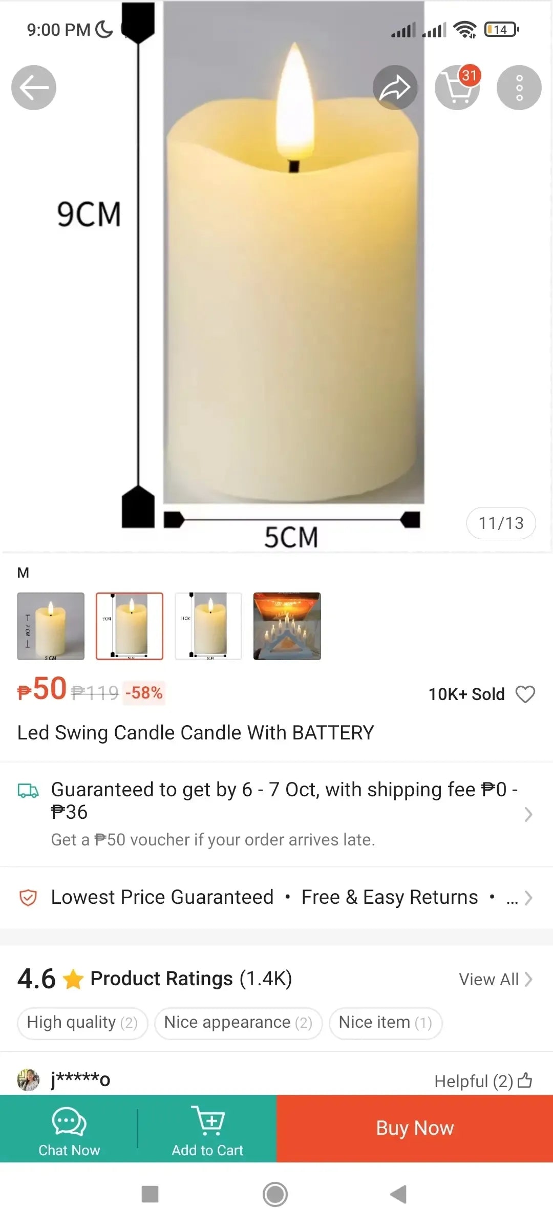 Swing the Wick / The Tear-Drop Electric Candle