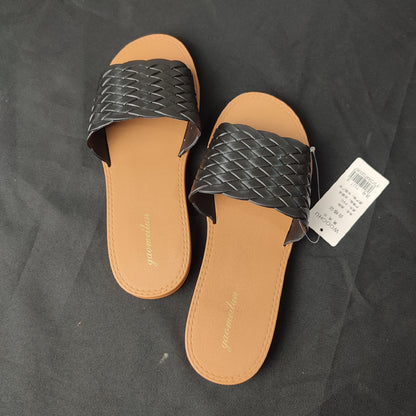 (DJYH2)Slip Sandals Ladies Casual Thick Bottom Latest Imported Slippers (Size: 39)