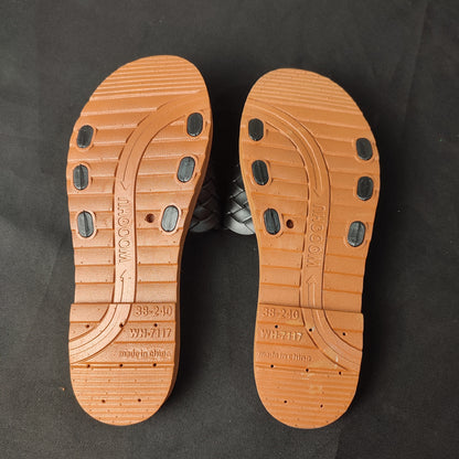 (TPMZ7)Slip Sandals Ladies Casual Thick Bottom Latest Imported Slippers (Size: 38)