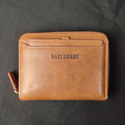(VFSKTU)High Quality Men's Retro Leather Folded Wallet