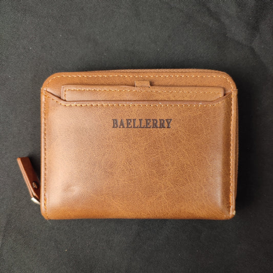 (VFSKTU)High Quality Men's Retro Leather Folded Wallet