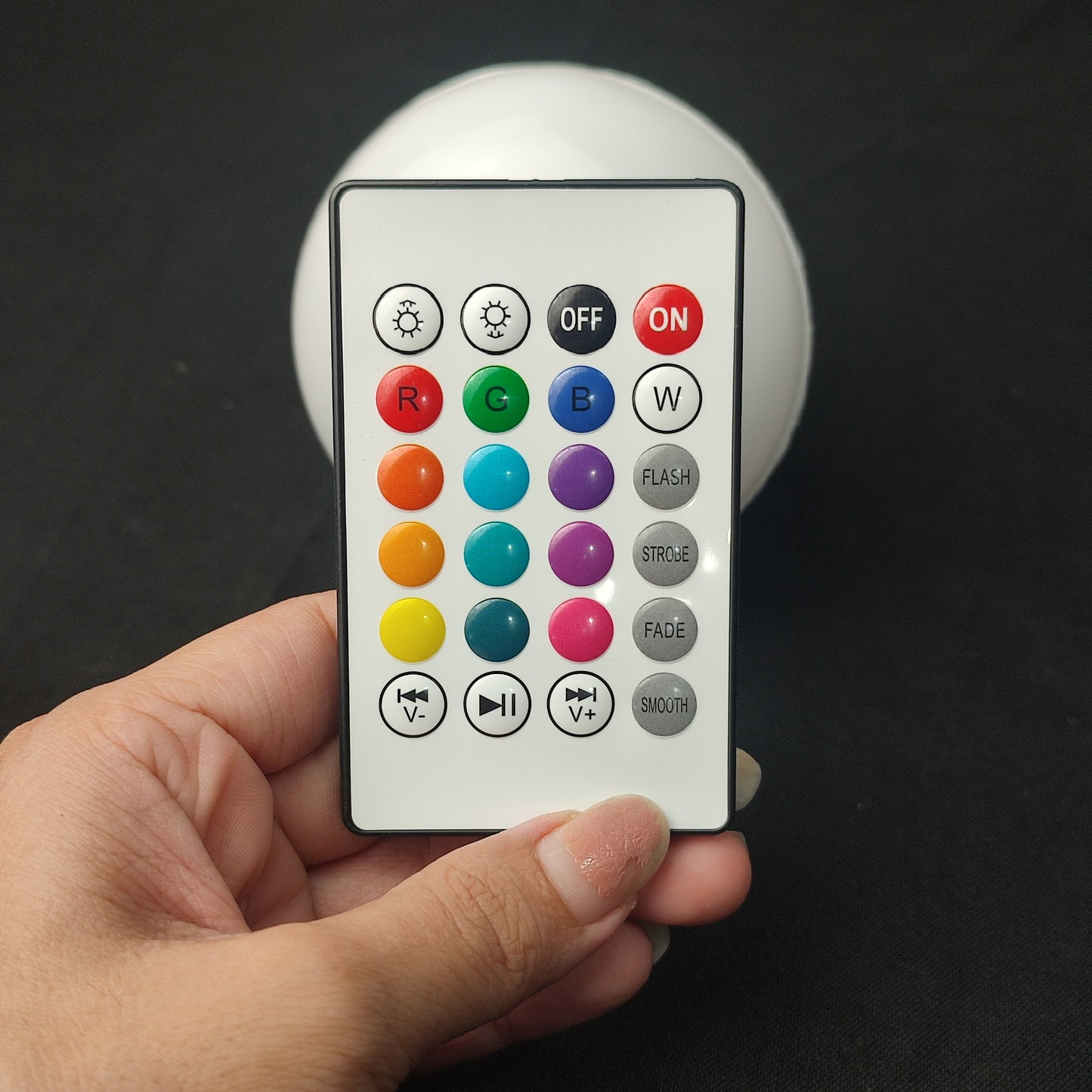 E27 LED Music Bulb with Remote Bluetooth Speaker