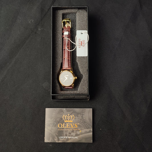 (UHCES)Olevs Women's Watches Original Small Waterproof Branded Analog Women