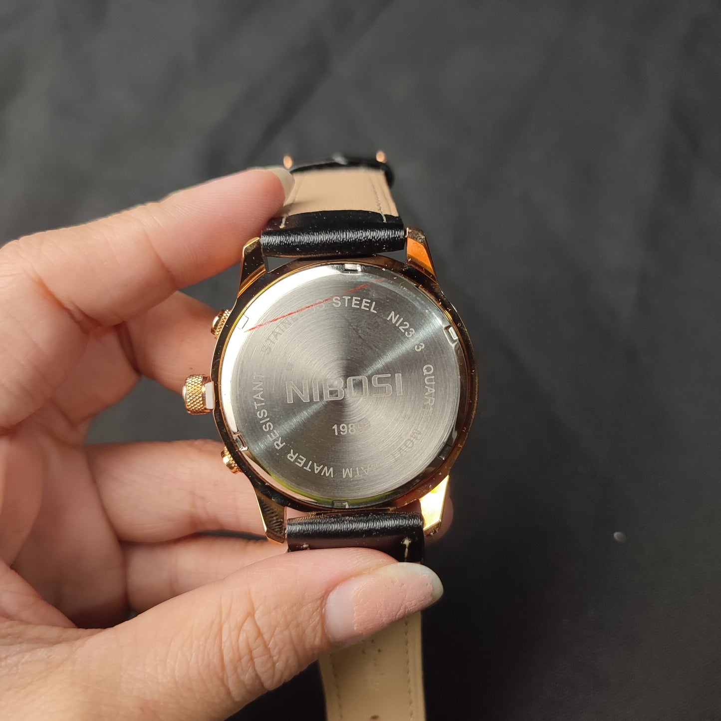 (SU8XQ)Mens Watch 30M Waterproof NIBOSI 2313s2 Relogio Masculino Military Spouse