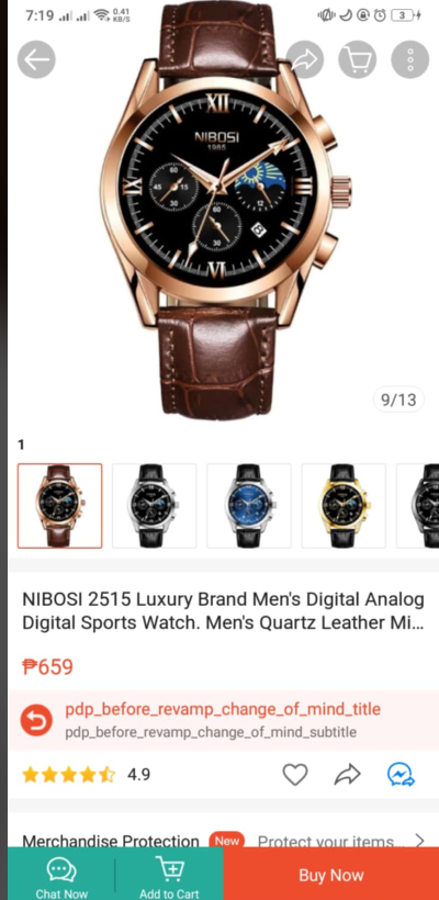 (SU8XQ)Mens Watch 30M Waterproof NIBOSI 2313s2 Relogio Masculino Military Spouse