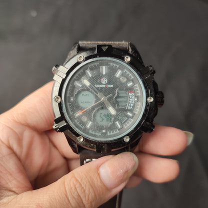 (DDJCJ)Pre Sale! GOLDENHOUR 111 Male Quartz Watch 30M Water Resistant