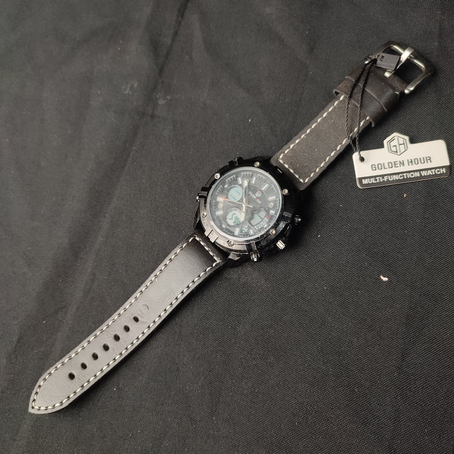 (DDJCJ)Pre Sale! GOLDENHOUR 111 Male Quartz Watch 30M Water Resistant