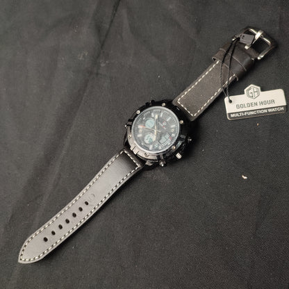 (DDJCJ)Pre Sale! GOLDENHOUR 111 Male Quartz Watch 30M Water Resistant
