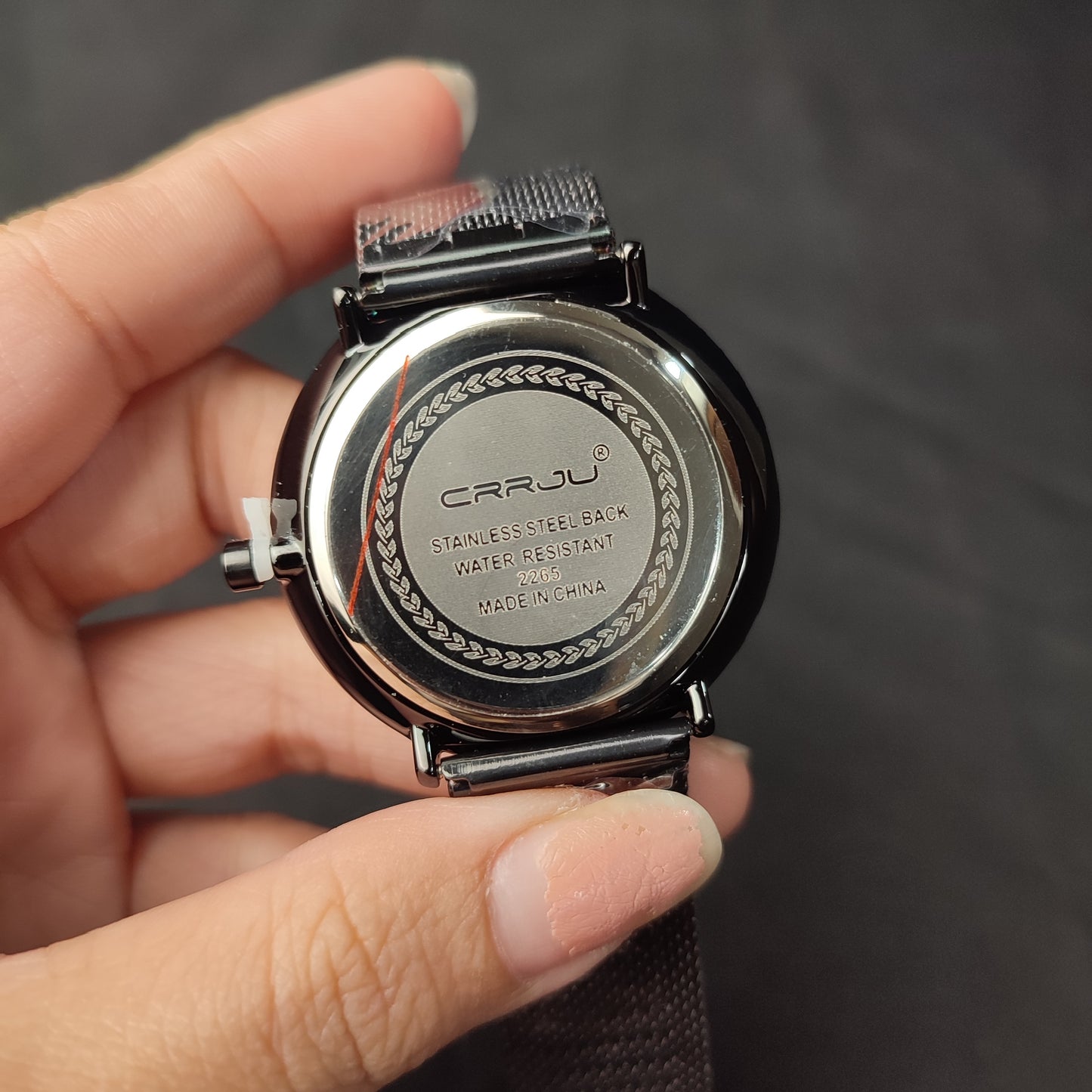 (KABH14)CRRJU Watch Black & Blue