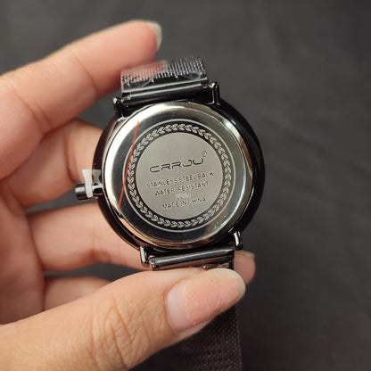 (KABH14)CRRJU Watch Black & Blue
