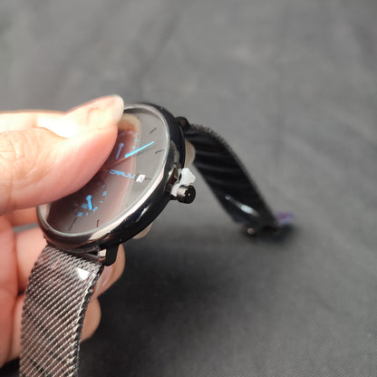 (KABH14)CRRJU Watch Black & Blue