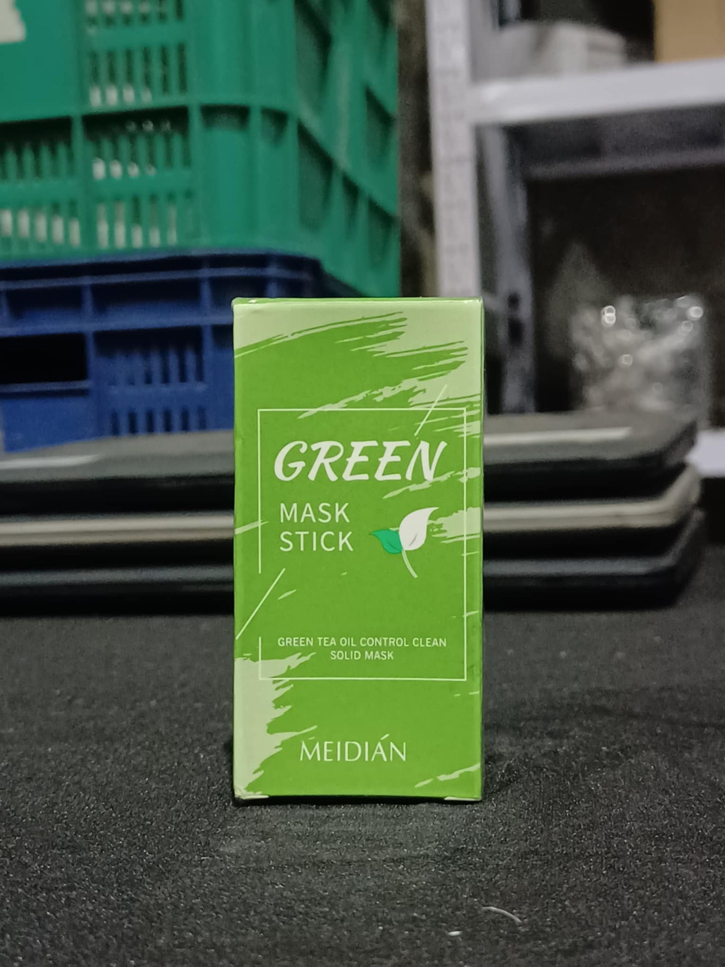 Meidian Green Mask Stick - Green Tea Oil Control Clean Solid Mask (40g)