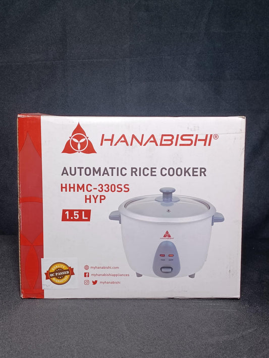 Hanabishi Automatic Rice Cooker 1.5 Liters HHMC-330SS HYP