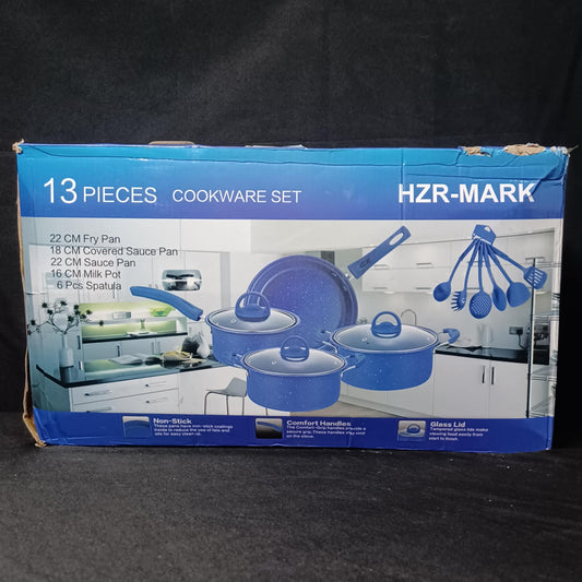 13 Pieces Cookware Set HZR-MARK (Royal Blue)