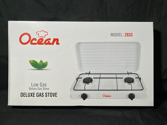 [A1-1165] Ocean Low Gas Deluxe Gas Stove Double Burner 2833