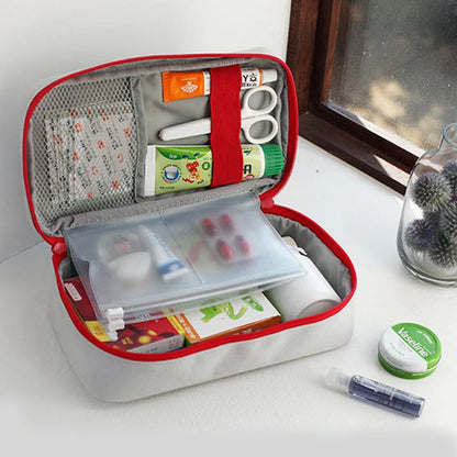 Oxford First Aid Kit Compartment Epidemic Prevention Kit for Camping Travel