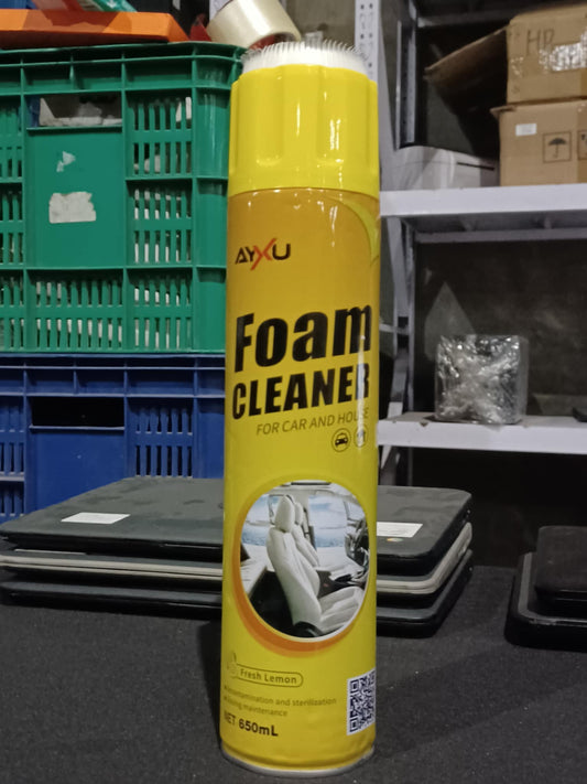 Ayxu Foam Cleaner for Car and House 650ml (Fresh Lemon)