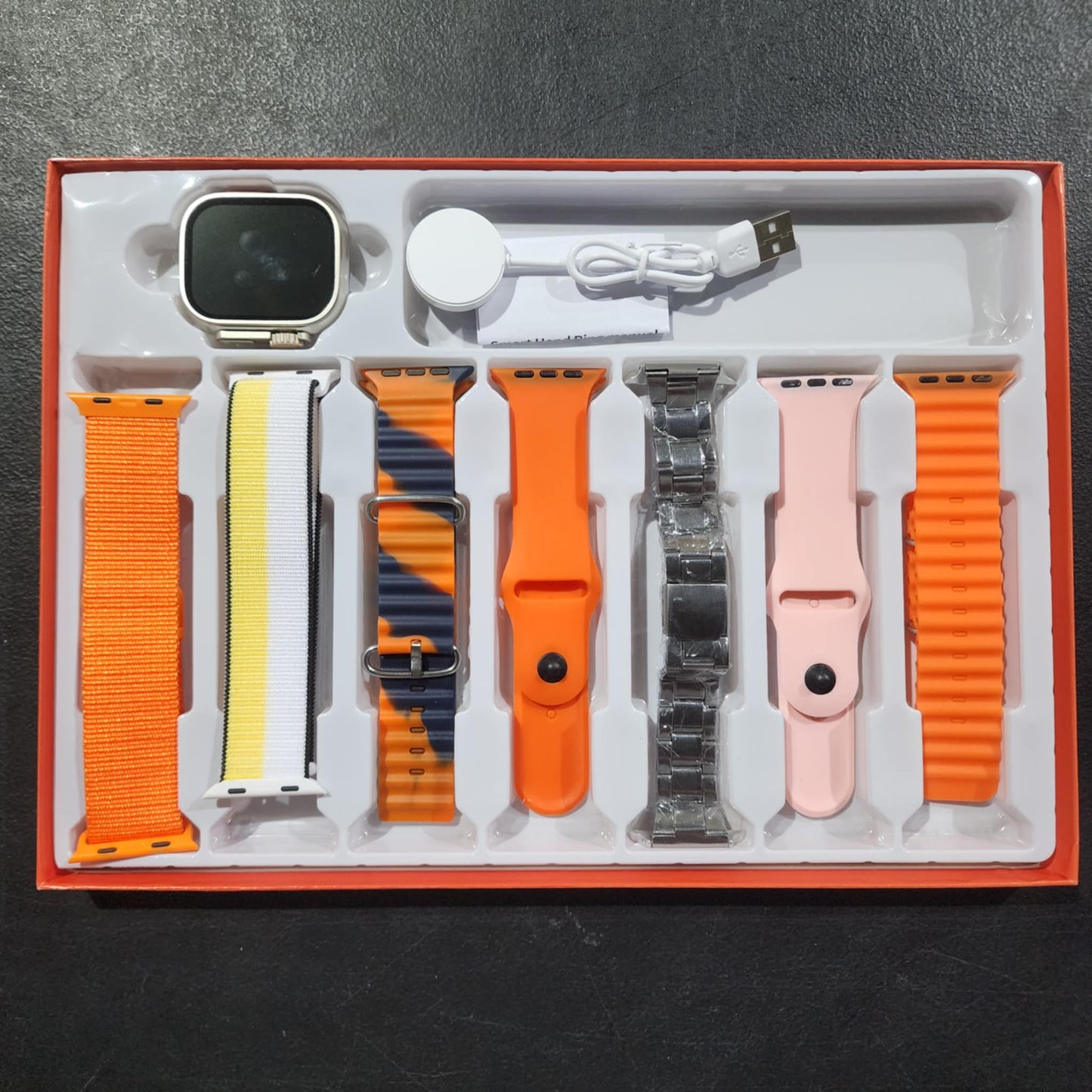 Ultra Watch 7 in 1 Smartwatch with 7 straps