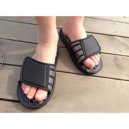 [A1-925] MingLi Foot Reflex Reflexology Care Massage Slippers - Size: 38/39