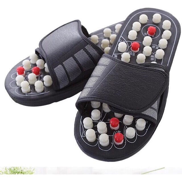 [A1-925] MingLi Foot Reflex Reflexology Care Massage Slippers - Size: 38/39