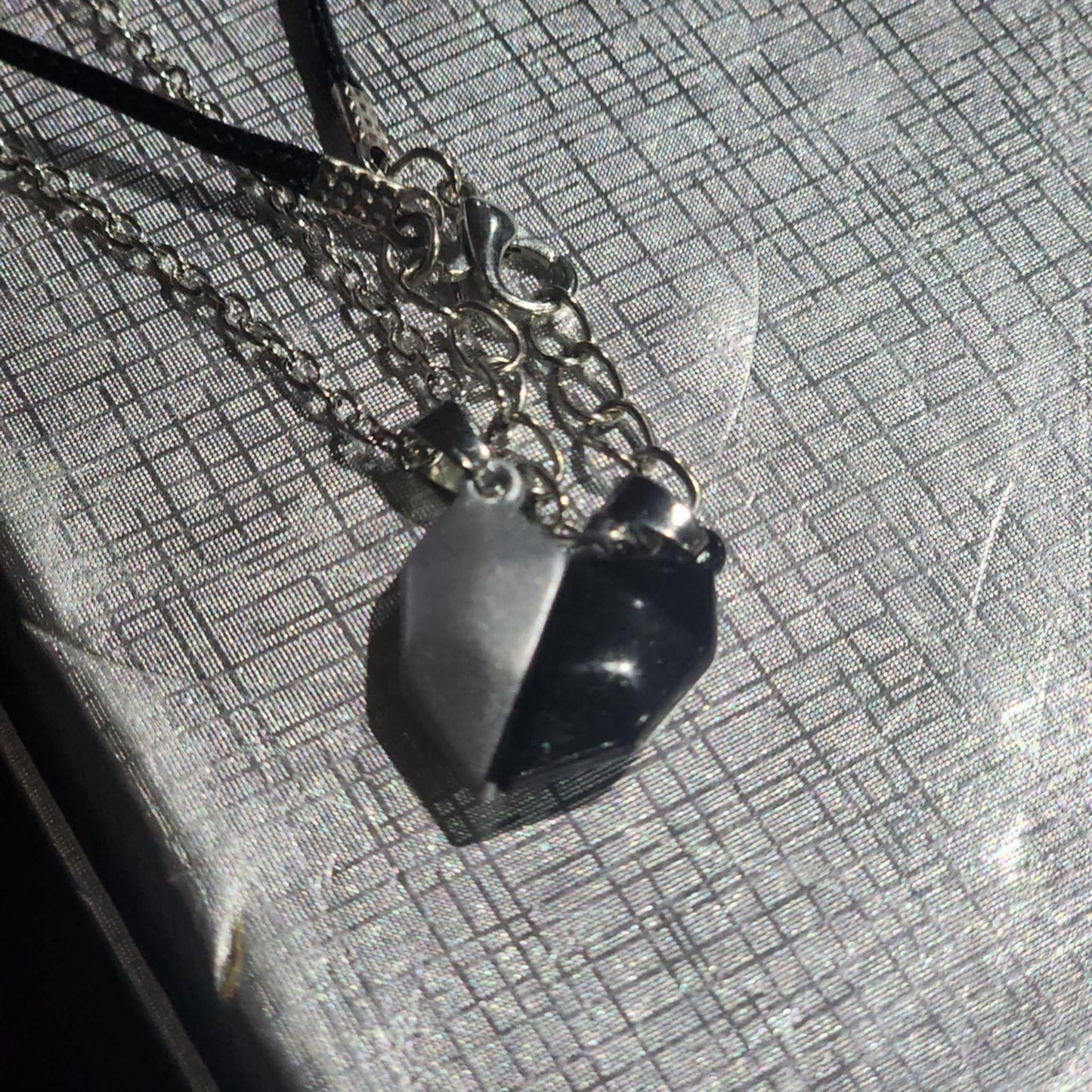 Magnetic Couple Lover Heart Pendant Necklace