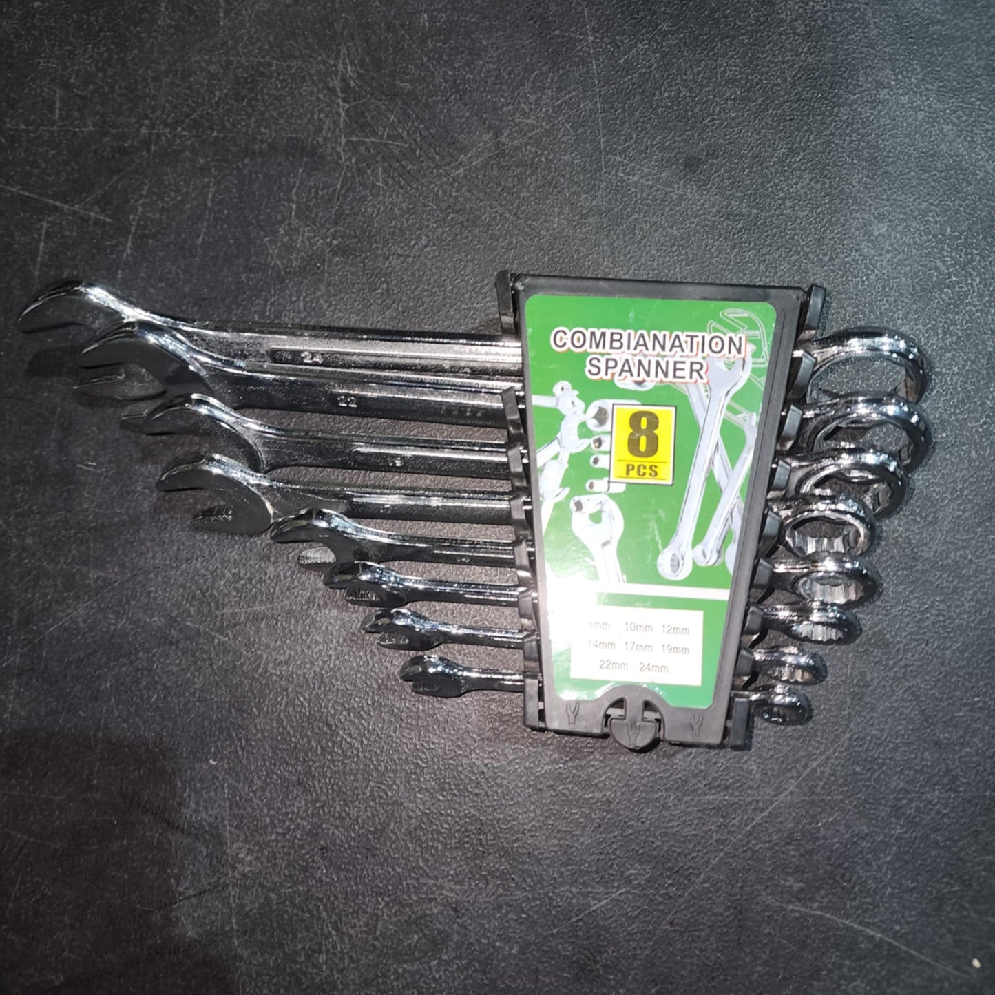 [ZH1836] 8pcs Staineless Steel Combination Wrench Set