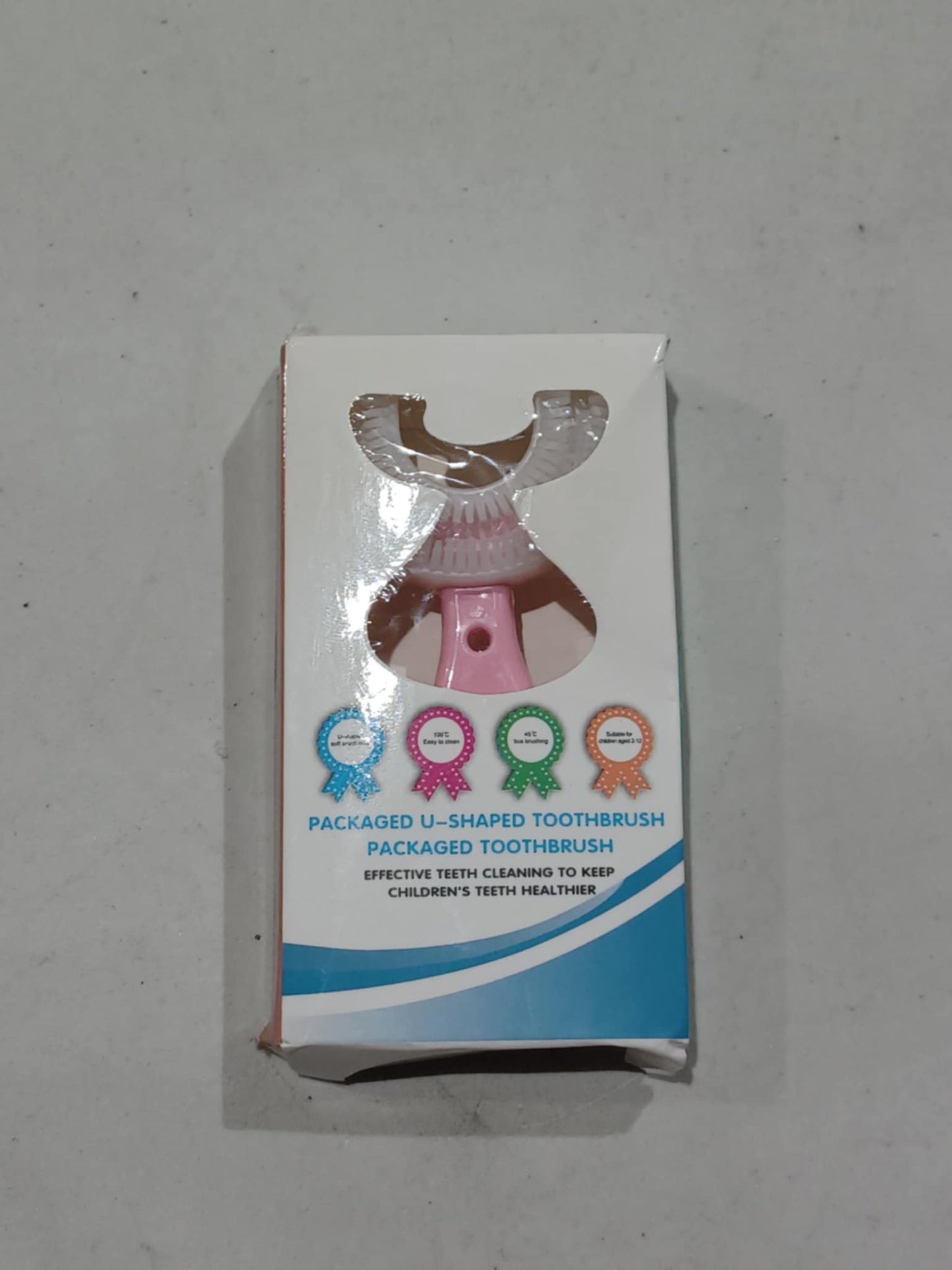 Packaged U-Shaped Toothbrush Packaged Toothbrush for Children