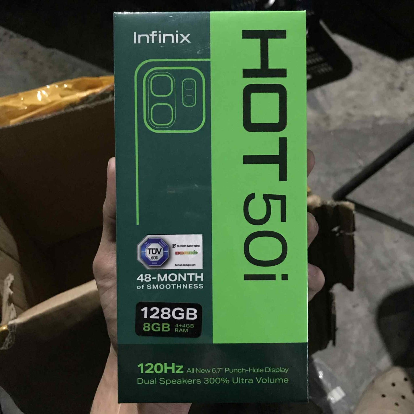 Infinix HOT 50i 120Hz All New 6.7" Punch-Hole Display 5000mAh