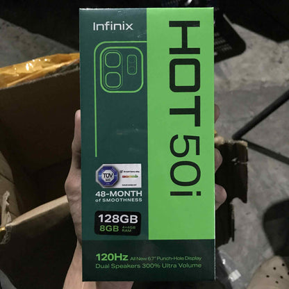 Infinix HOT 50i 120Hz All New 6.7" Punch-Hole Display 5000mAh