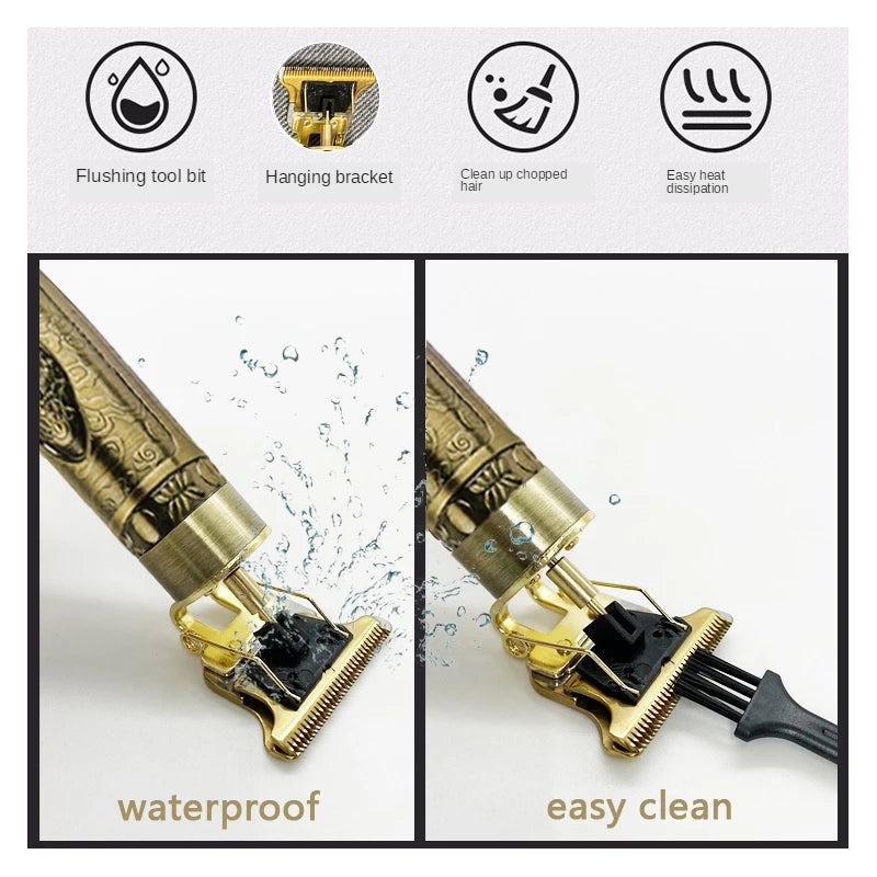 [A1-941] WS-T99 Professional Hair Clipper Adjustable Blade Clipper Razor