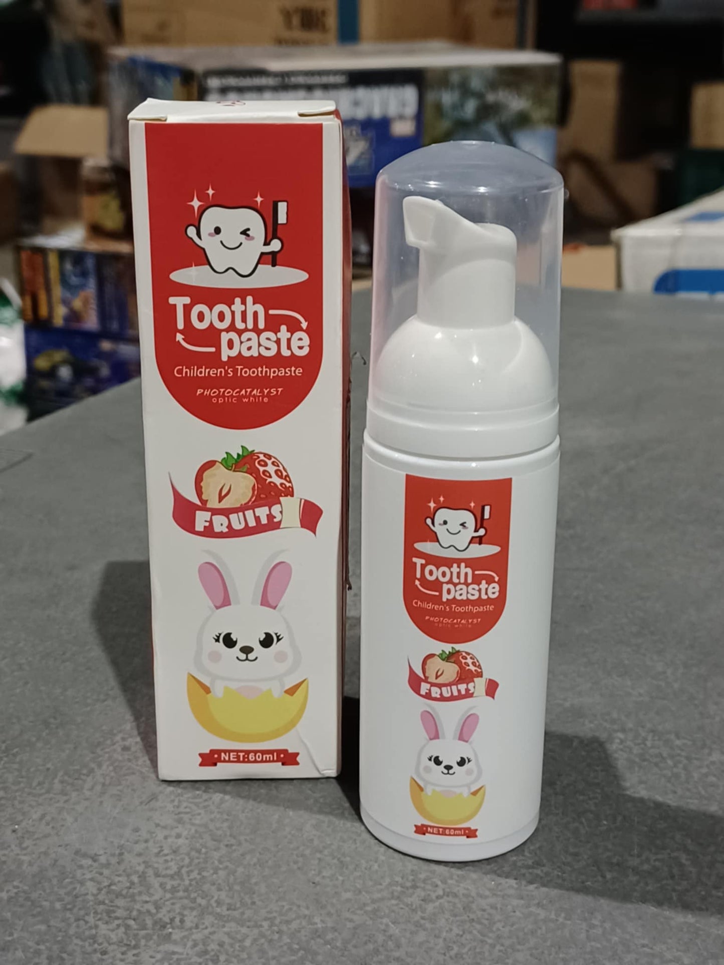 Photocatalyst Optic White Children's Toothpaste (Strawberry) - 60ml