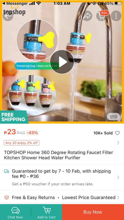 6 Layers Universal Faucet Filter
