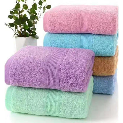 Plain Cannon Cotton Bath Towel Water Absorption