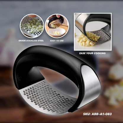 [A1-083] Stainless Steel Garlic Press