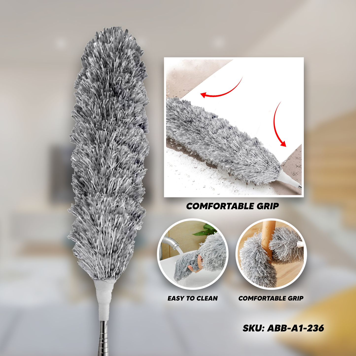 [A1-236] 2.8M Telescopic Cleaning Duster