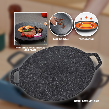[A1-592] 26 CM Korean Round Grilling Pan