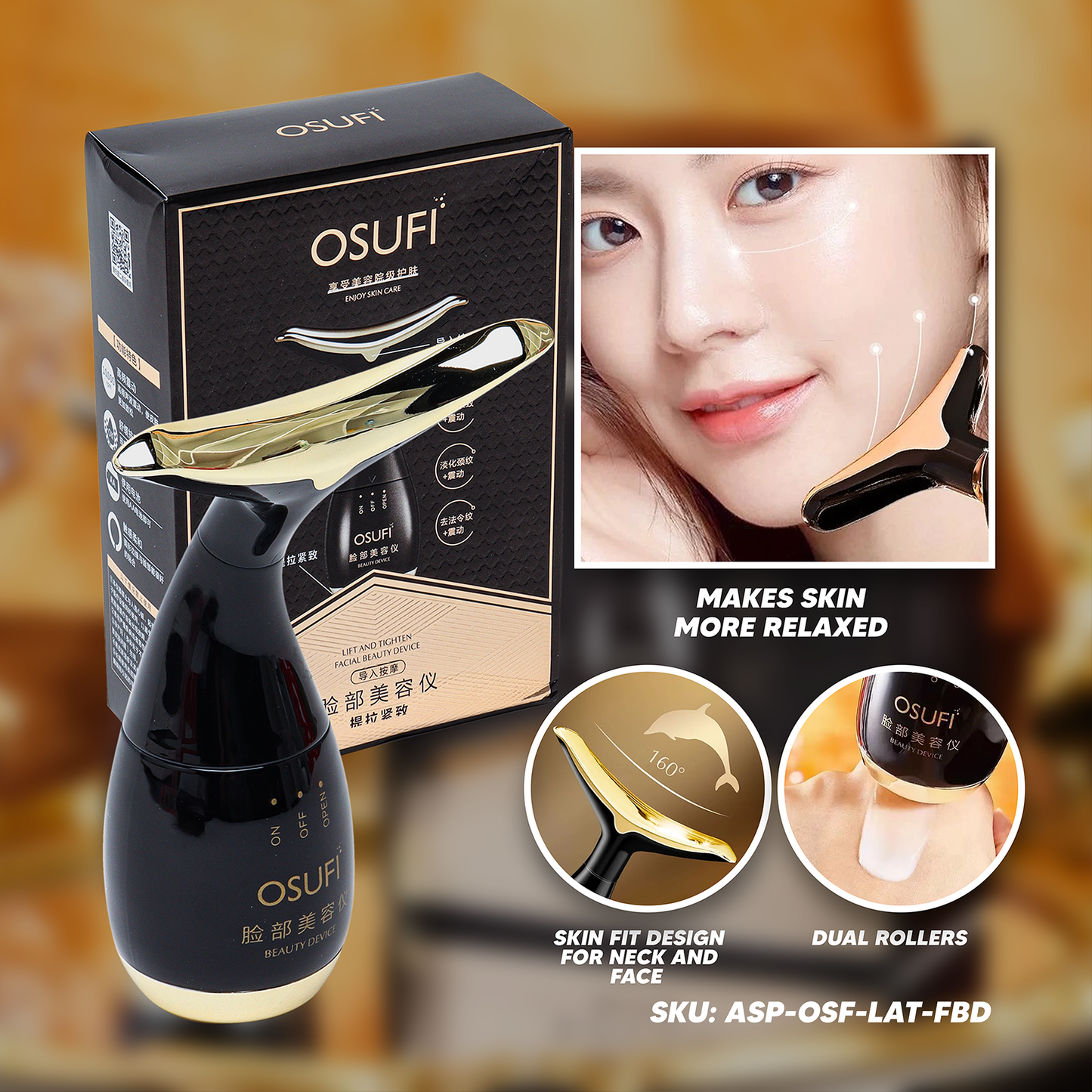 Osufi Face Massager Lift and Tighten Facial Beauty Device