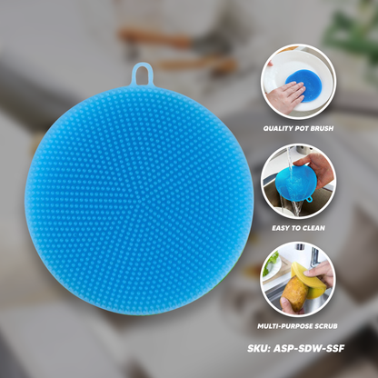 Silicone Dishwashing Sponge Scratch Free