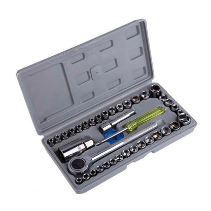 [A1-952] Aiwa 40pcs Combination Socket Wrench Set