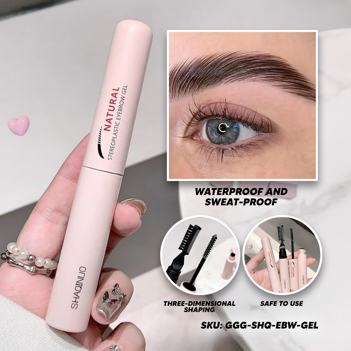 Shaqinuo Natural Stereoplastic Eyebrow Gel 10g