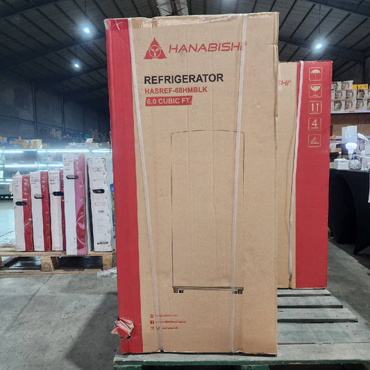 Hanabishi Single Door Refrigerator 6.0 Cubic Feet HASREF60HMBLK