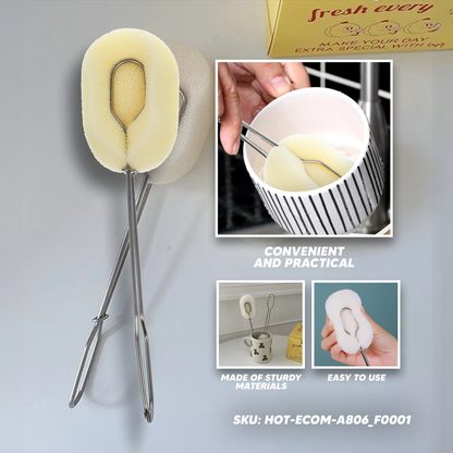 Replaceable Sponge Cleaning Brush