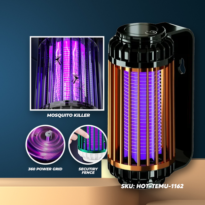 C13 Electric Mosquito Killing Lamp Rechargeable - Golden