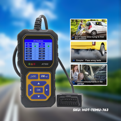 AT500 OBD II / EOBD Scanner Diagnostic Tool- Black