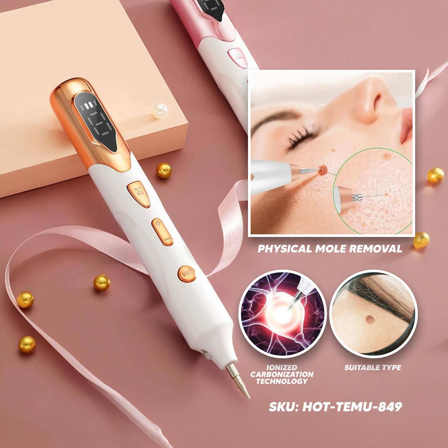 L1923 Beauty Mole Removal Sweep Spot Pen - White