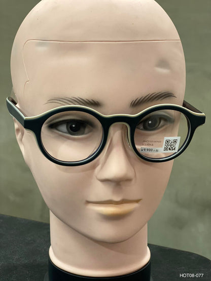 Plastic Frame JINS Matt Black/White (AMCF15S141A53) Eyeglass