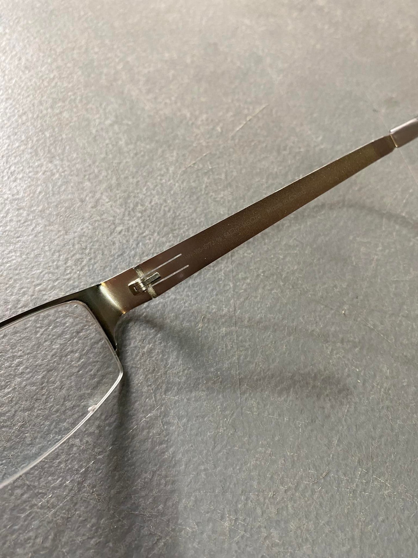 Plastic/Metal Frame JINS Silver (AMMN15S577J96) Eyeglass