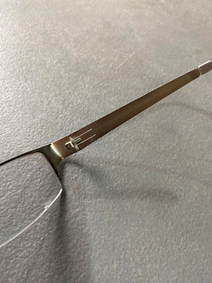 Plastic/Metal Frame JINS Silver (AMMN15S577J96) Eyeglass
